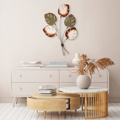 Handmade Decorative Metal Wall Accessory, 29.1 x 37.0 inches | 100% Metal Construction (Thickness: 0.06 inches) | Unique Hand-Painted Finish - Color Variations May Occur | Perfect for Home Decor & Art Enthusiasts
