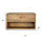 18" Natural Solid Wood One Drawer Floating Nightstand