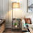 Zulfa 62" Dimmable Table Floor Lamp with Drawer, End Table with Lamp for Living Room-774493055