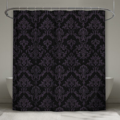 Rideaux de douche damassés extra longs