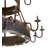 34 - Light Dimmable Geometric Chandelier