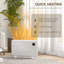 Belfry Heating Shawna 1200W Electric High Efficiency Compact Space Heater with Adjustable Thermostat and with Digital Display-1803887333-1803887355-1803887354