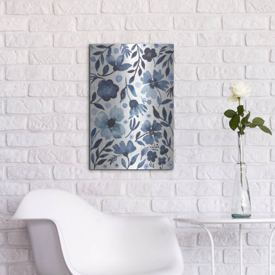  «Sunday Garden 1» par Cheryl Warrick, art mural en métal, 16 po x 24 po
