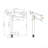 Swivel Arm Pot Filler Faucet with Extension Shank for Easy Stovetop Filling and Cleaning