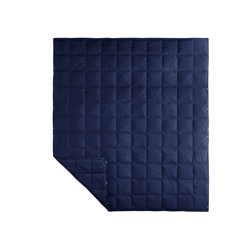 Machine Woven Throw, Indigo