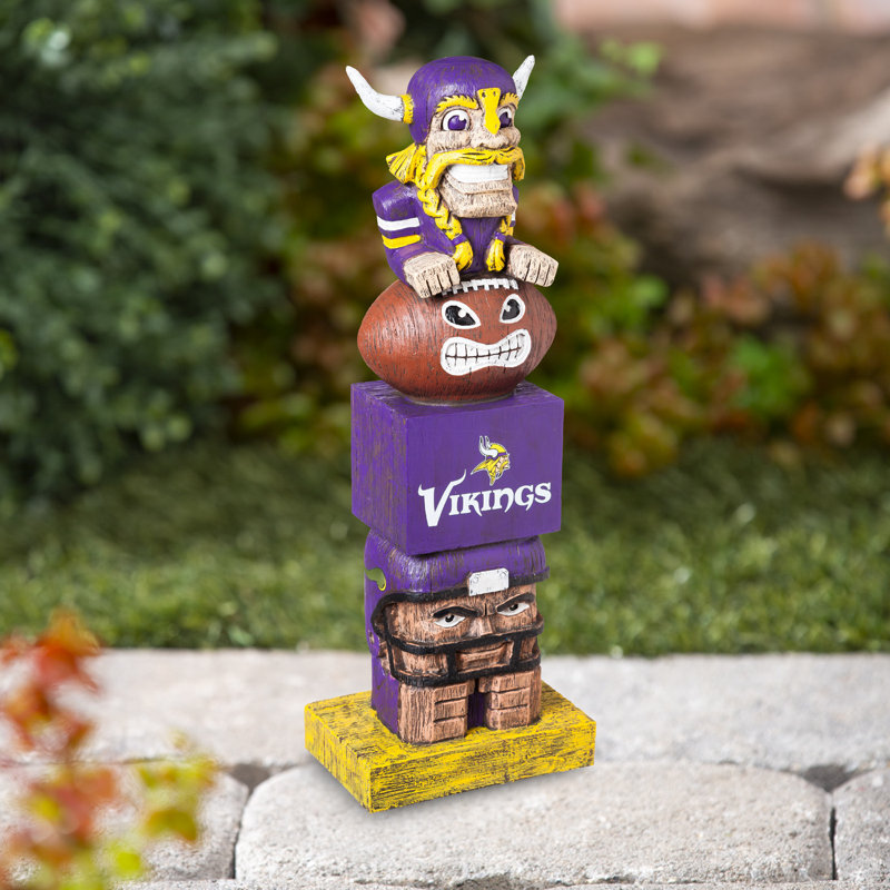 Statue de jardin d'intérieur / extérieur NFL New York Giants, H 12 po x l 4,41 po x P 3,15 po, Vikings du Minnesota