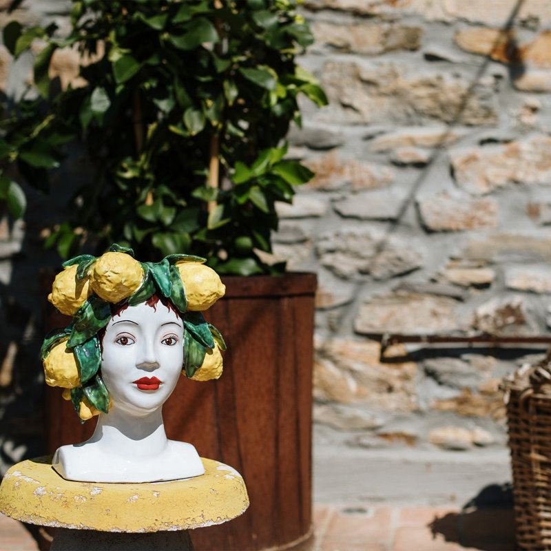 Sicilian Heads People Figurines & Sculptures