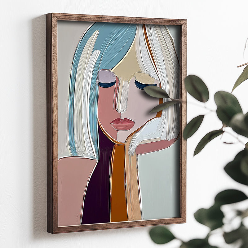 Stunning Decorative Framed MDF Painting, 13.8 x 18.5 x 0.8 inches | 100% MDF with 3 mm Thickness, Elegant Pine Wood Frame | UV Printed Artwork for Home Decor, Perfect for Living Room & Bedroom Accent