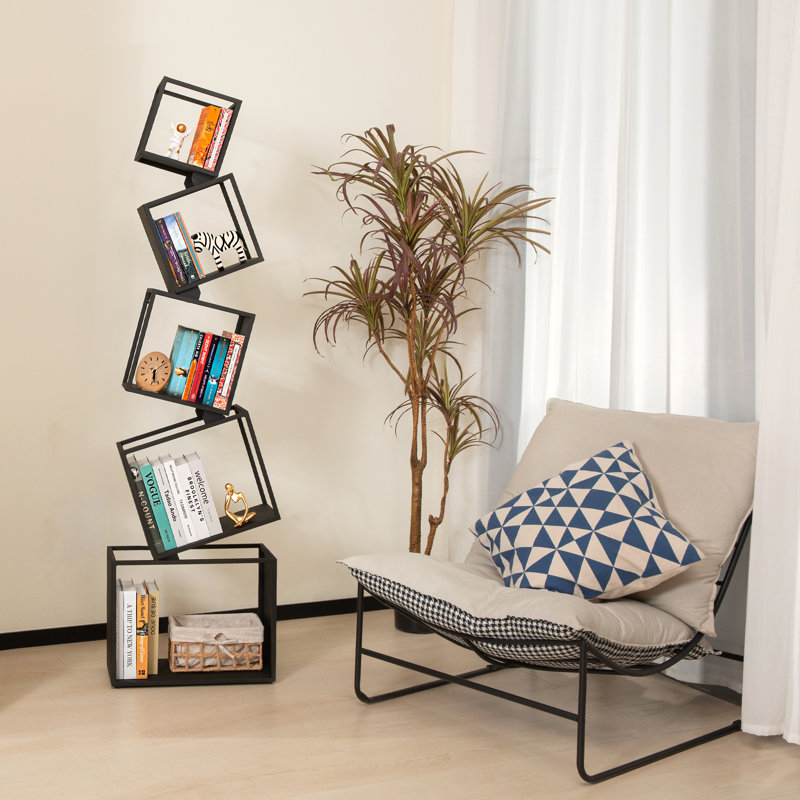 Geometric Bookcase, Black