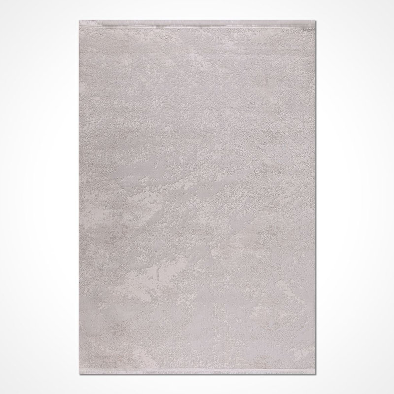 Tapis beige moderne lavable à la machine, Rectangle 2 pi 8 po x 5 pi
