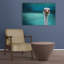Curious Ostrich Portrait Contemporary Bird Wall Art Print by Piet Flour - Wrapped Canvas Print-650301797
