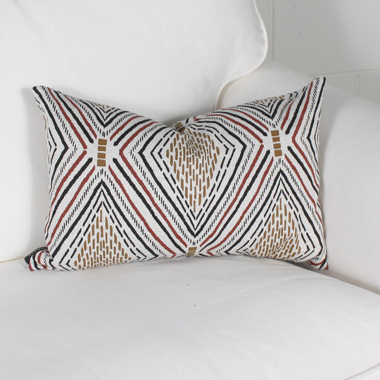 Coussin en coton Frica, Tons terreux