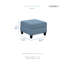 Velines 26" Mid Century Modern Textured Square Ottoman with Tufted Details, Hidden Storage Compartment