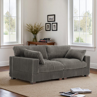 Upholstered Arms Sofa