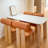 Orange Solid back side Chair(Set of 2)