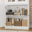 Bibliothèque 71,2 "H avec porte en verre-388033469