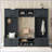Hall Tree 4-in-1 Detachable with Storage, 7 Hooks, Drawers &amp; Cabinet | Antique Blue | Particle Board+MDF-1280086815