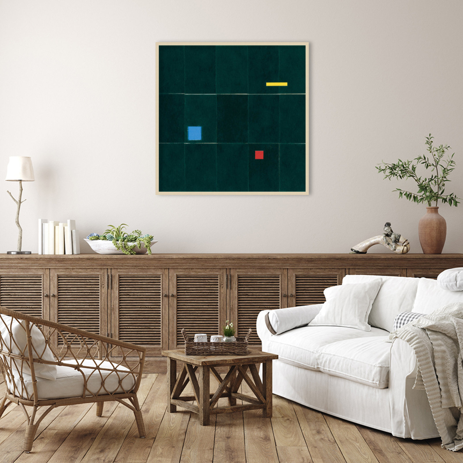 Kitchen Scourers Print by Alex Dunn, Brown, 41" H x 41" W x 1" D
