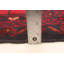 Tapis rouge foncé Lynnisha 3 pi 6 po x 6 pi 3 po