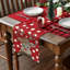 Chemin de table de Noël 72 pouces de long avec wapiti, hiver saisonnier
