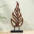 Madilyn Handmade Wooden Leaf Sculpture for Living Room & Hallway – Christmas Home Decor
