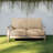 Outdoor 5'' Loveseat Seat / Back Cushion-749633542-749633548