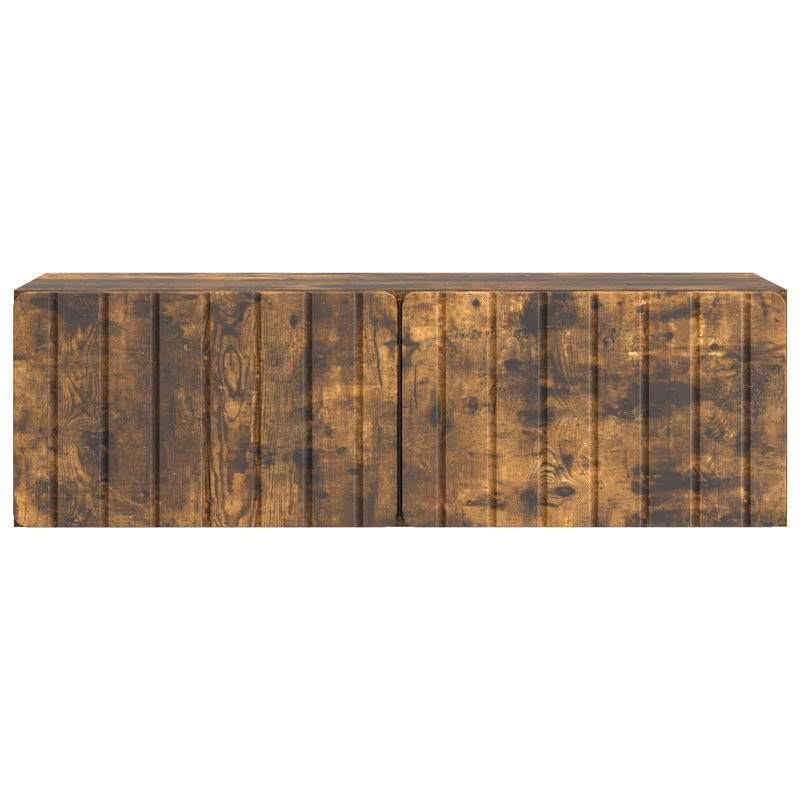 TV Stand, 30cm H x 98cm L x 31cm W, Smoked Oak