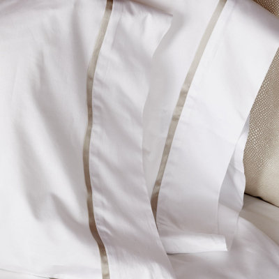 Silk Trim Pillow Case