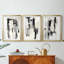 ABSTRACT Series DCC-III - Impression encadrée sur mesure de qualité supérieure - 3 pièces-7117219-7117223