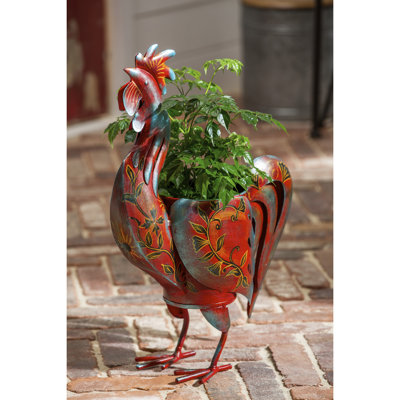 Metal Statue Planter