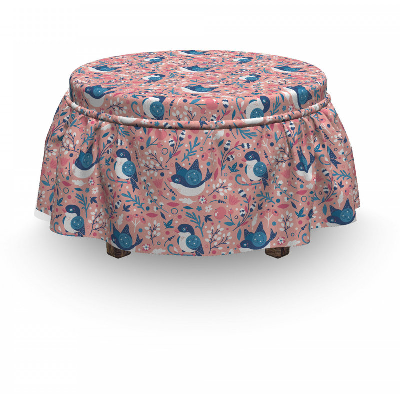Box Cushion Ottoman Slipcover