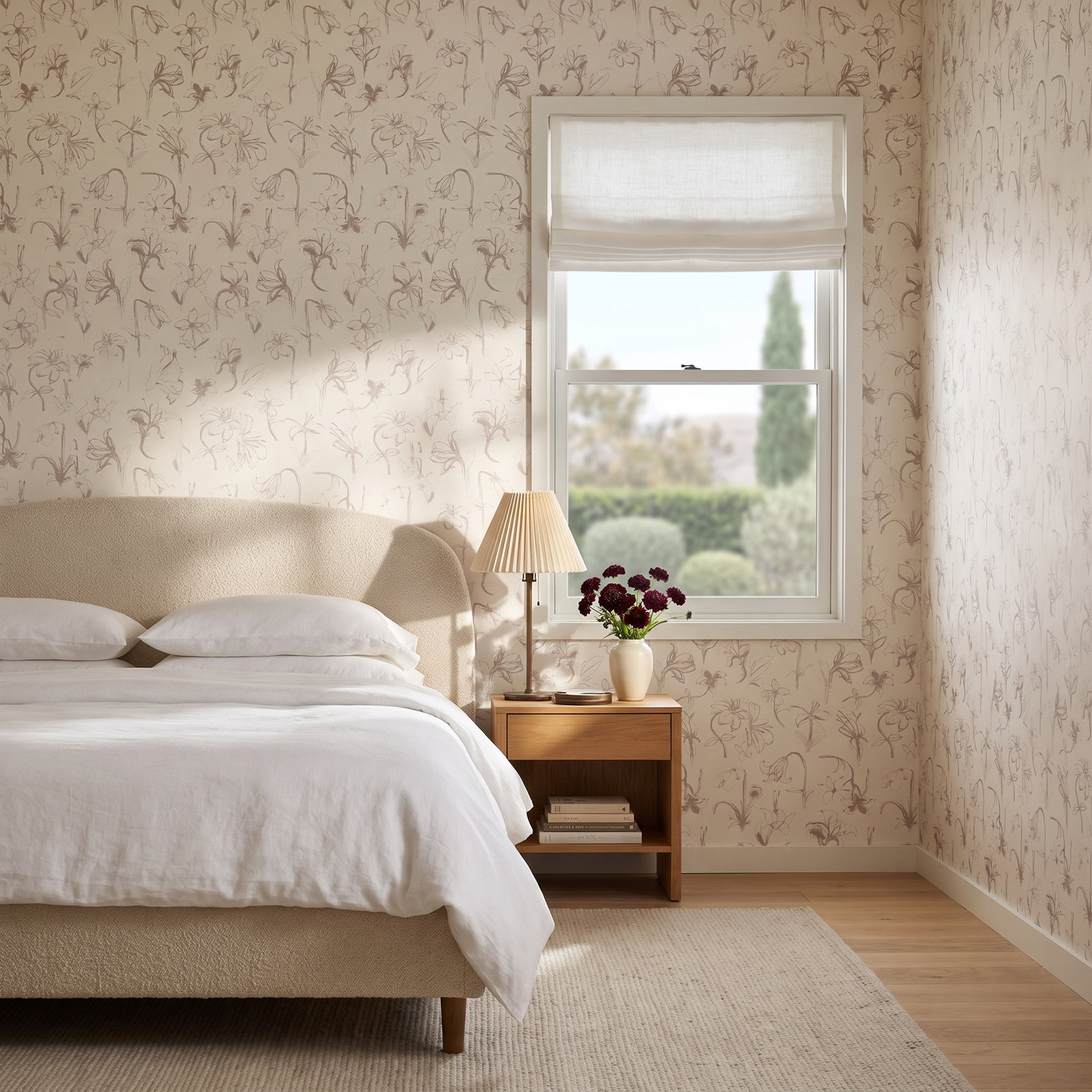 Hera Ford Wallpaper Roll, Soft Black