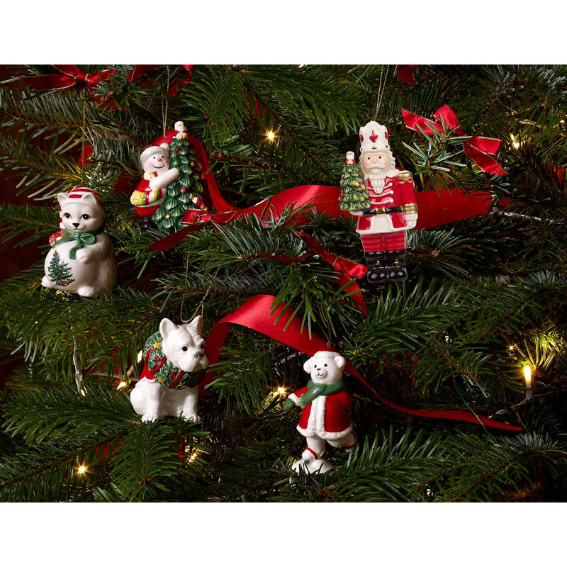Spode, Christmas Tree - French Bulldog Ornament