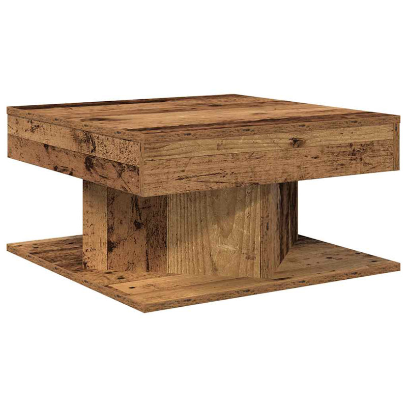 Goce Block Coffee Table, Old Wood