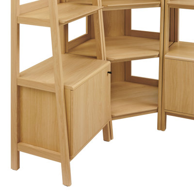 Ensemble de bibliothèque d'angle 3 pièces Billups