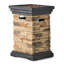 Colonne de feu de 29 po de hauteur - 40000, gris pierre, finition charmante 19,4 po X