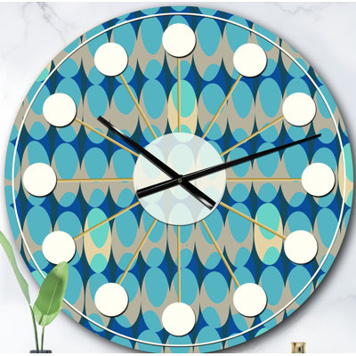 Horloge murale rétro Mid-Century