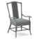 Drury Lane Slat Back Dining Arm Chair
