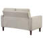 Causeuse capitonnée beige-1953897327