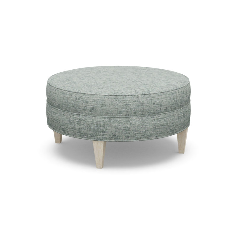 Ottoman Shop Round Ottoman, 9637-49, Sandstone