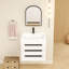Meuble-lavabo mural simple l 24 po x P 20 po x H 22 po-1961349212