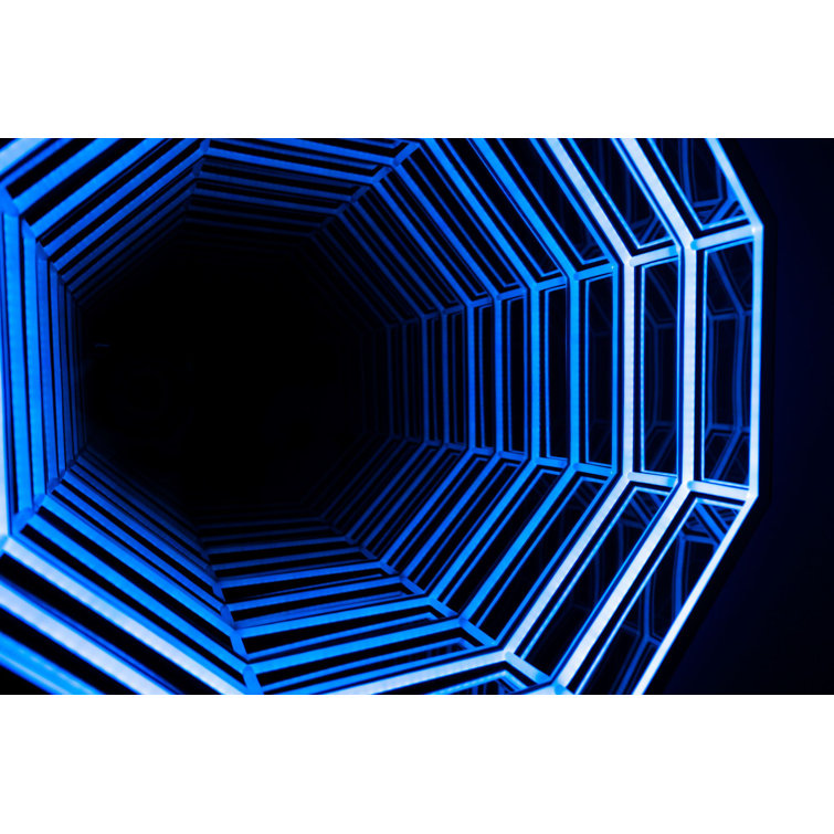 Ozarke Miroir infini 3D octogonal clair / grand - Wayfair Canada
