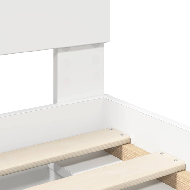 Bed, Double (4'6), White