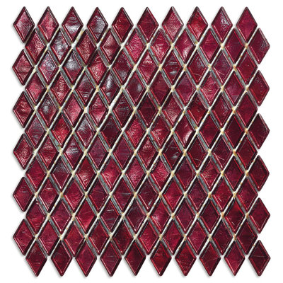 Shandon 7/8" x 1-5/8" Diamond Glass Mosaic