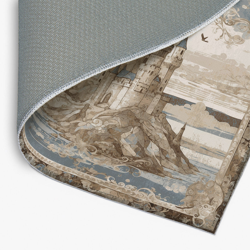 Tapis intérieur et extérieur Timeless Citadel, Rectangle 5 pi x 7 pi