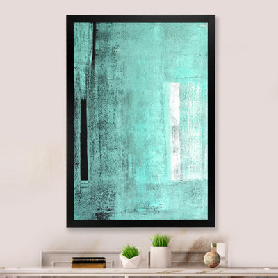 Grey And Blue Modern Art II 2FDP47710