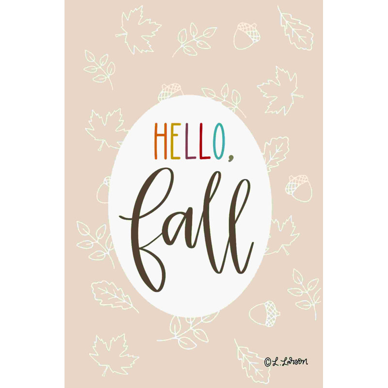 Hello Fall 2884720, H 30 po x l 20 po