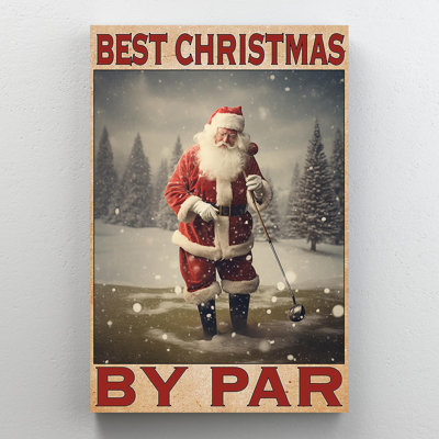 Best Christmas By Par - 1 pièce graphique rectangulaire Best Christmas By Par