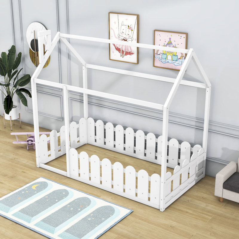 Osaka Twin Canopy Bed by Harper Orchard, White