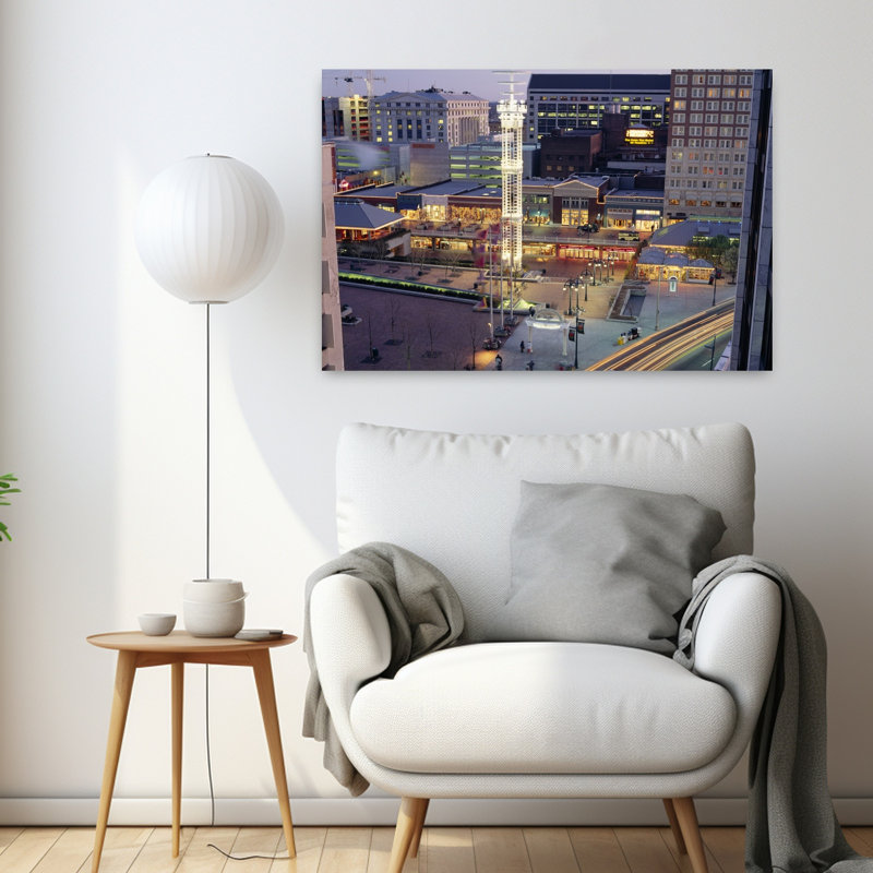 High angle view of buildings in a city Peachtree Street Atlanta Georgia USA 1 Piece Wrapped Canvas Wall Art